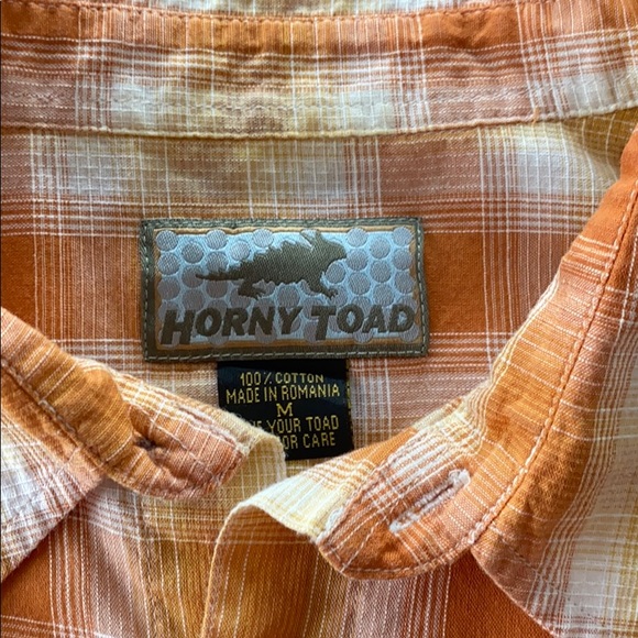 Horny Toad Men’s Plaid Shirt, Size Medium - Picture 2 of 4